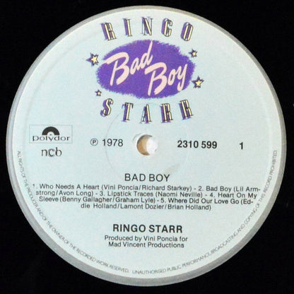 Ringo Starr : Bad Boy (LP, Album)