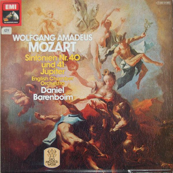 Wolfgang Amadeus Mozart, English Chamber Orchestra, Daniel Barenboim : Sinfonien Nr. 40 und 41 Jupiter (LP, Comp, RE)