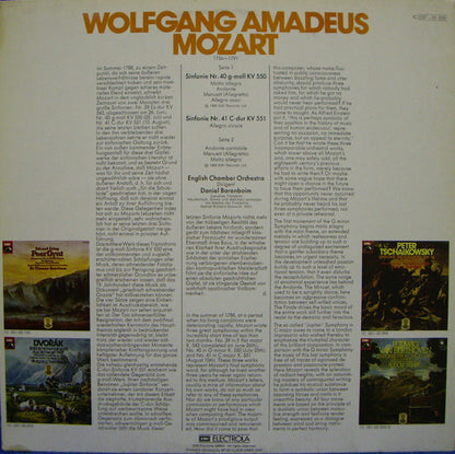 Wolfgang Amadeus Mozart, English Chamber Orchestra, Daniel Barenboim : Sinfonien Nr. 40 und 41 Jupiter (LP, Comp, RE)
