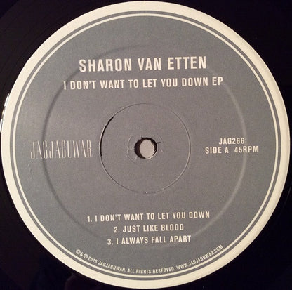 Sharon Van Etten : I Don't Want To Let You Down EP (12", EP)