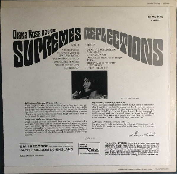 The Supremes : Reflections (LP, Album)