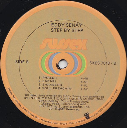 Eddy Senay : Step By Step (LP, Album, Son)