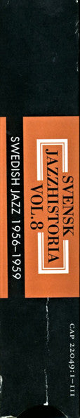 Various : Svensk Jazzhistoria Vol. 8 - Swedish Jazz 1956-1959 - Topsy Theme (3xCD, Comp + Box, Sli)