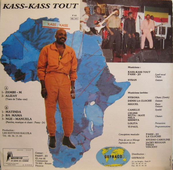 Passi Jo De Boris : Kass-Kass Tout (LP)