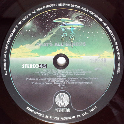 Genesis : That's All (12")