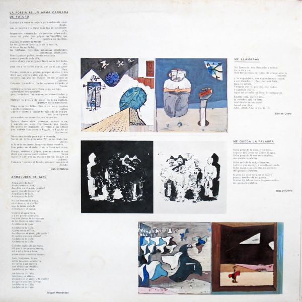 Paco Ibañez : La Poesia Española De Ahora Y De Siempre (LP, Album, RE)