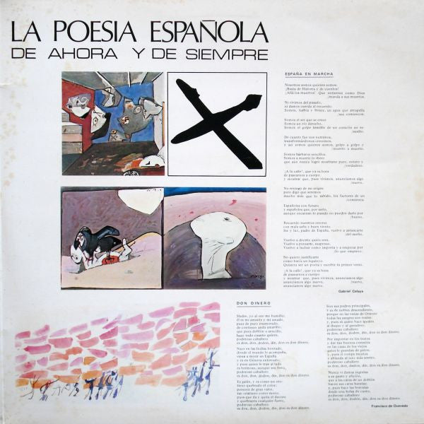 Paco Ibañez : La Poesia Española De Ahora Y De Siempre (LP, Album, RE)