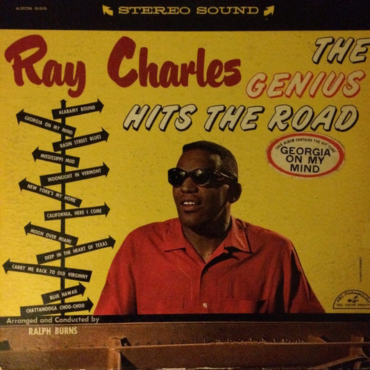 Ray Charles : The Genius Hits The Road (LP, Album, RP)