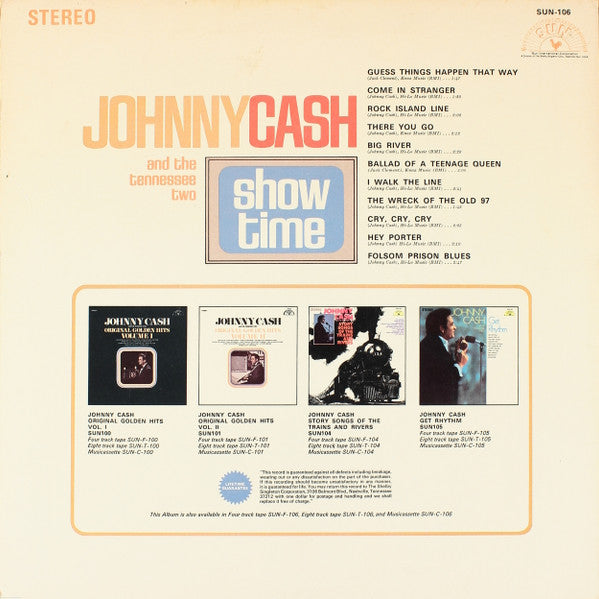 Johnny Cash & The Tennessee Two : Showtime (LP, Comp)