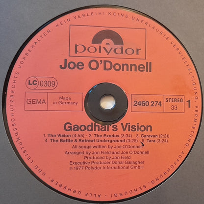 Joe O'Donnell : Gaodhal's Vision  (LP, Album, Gat)