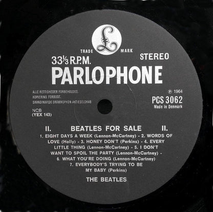 The Beatles : Beatles For Sale (LP, Album, Gat)