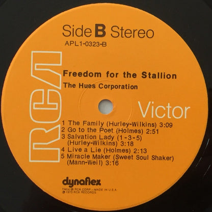 The Hues Corporation : Freedom For The Stallion (LP, Album, Ind)