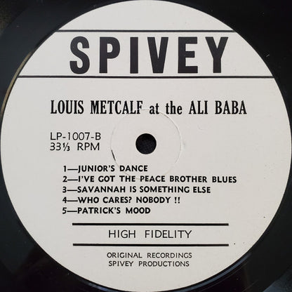 Louis Metcalf : At The Ali Baba (LP, Album)