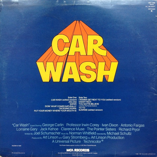 Rose Royce : Best Of Car Wash (Original Motion Picture Soundtrack) (LP, Album)