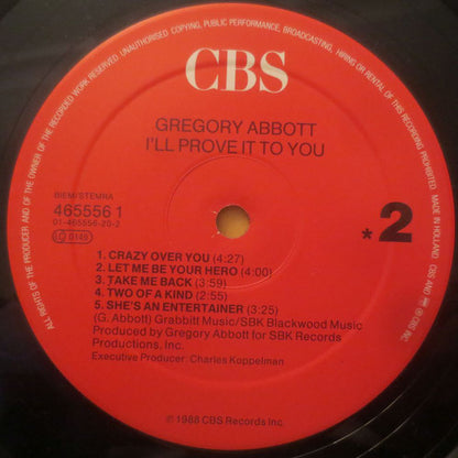 Gregory Abbott : I'll Prove It To You (LP, Album)