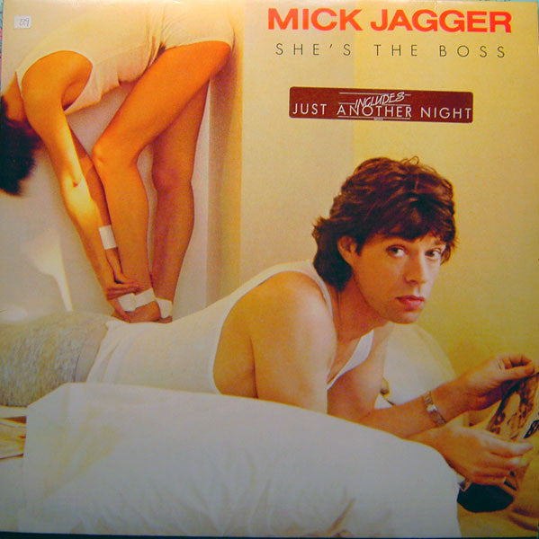 Mick Jagger : She's The Boss (LP, Album, RE, Red)