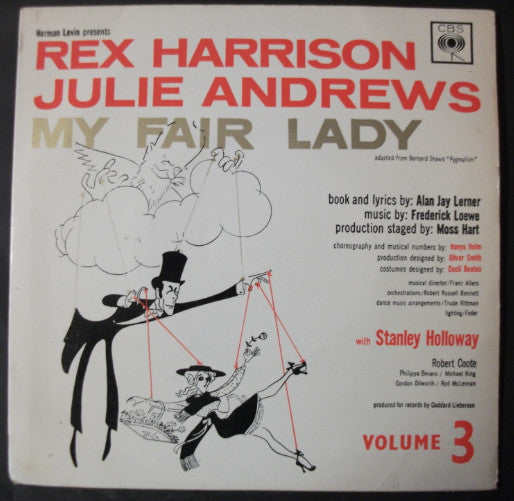 Rex Harrison, Julie Andrews With Stanley Holloway Book And Lyrics By Alan Jay Lerner Music By Frederick Loewe : Excerpts From "My Fair Lady" - Volume 3 (7", EP)