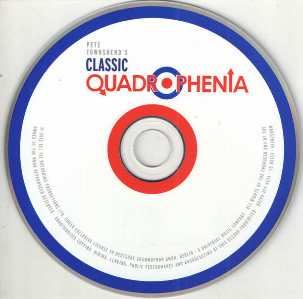 Royal Philharmonic Orchestra : Pete Townshend's Classic Quadrophenia (CD, Album + DVD + Dlx)