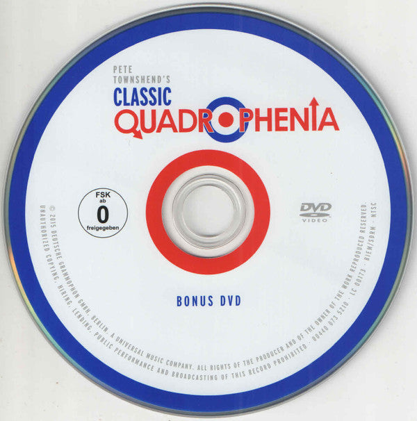 Royal Philharmonic Orchestra : Pete Townshend's Classic Quadrophenia (CD, Album + DVD + Dlx)