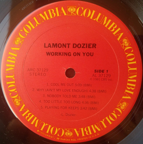 Lamont Dozier : Working On You (LP, Album)