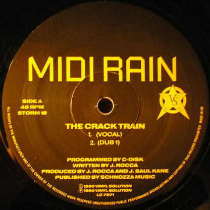 Midi Rain : The Crack Train (12")