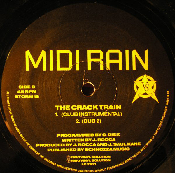 Midi Rain : The Crack Train (12")