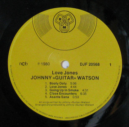 Johnny Guitar Watson : Love Jones (LP, Album)