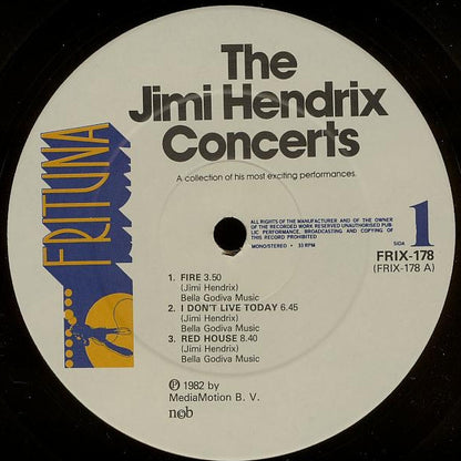 Jimi Hendrix : The Jimi Hendrix Concerts (2xLP, Comp)