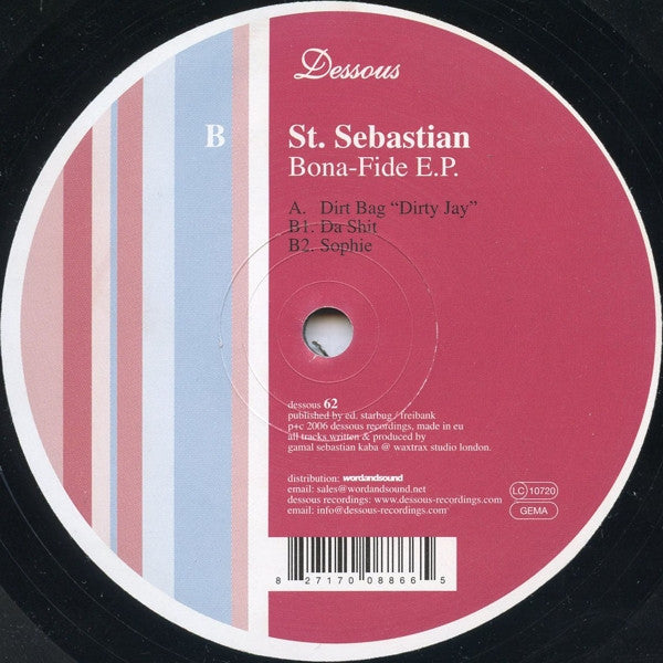 St. Sebastian : Bona-Fide E.P. (12", EP)