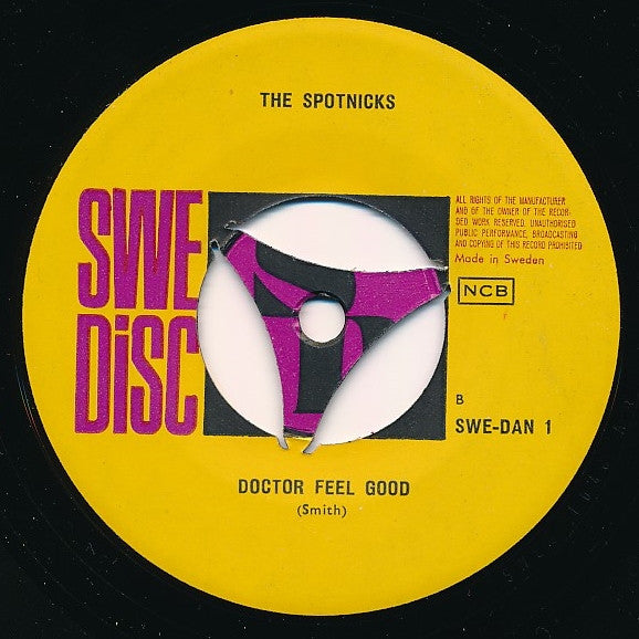 The Spotnicks : Dang Me / Doctor Feel Good (7", Single)