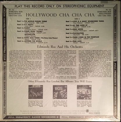 Edmundo Ros & His Orchestra : Hollywood Cha Cha Cha (LP, Album)