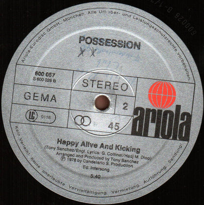 Possession (4) : Possess Me / Happy Alive And Kicking (12")