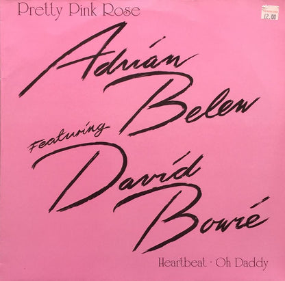 Adrian Belew Featuring David Bowie : Pretty Pink Rose (12")