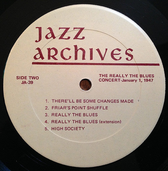 Mezz Mezzrow & Sidney Bechet : The Really The Blues Concert - January 1, 1947 (LP)