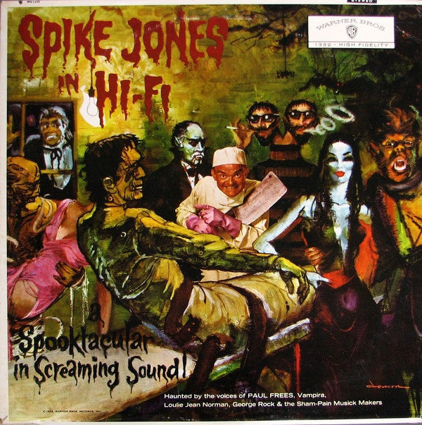 Spike Jones And The Band That Plays For Fun : Spike Jones In Stereo (A Spooktacular In Screaming Sound!) (LP, Album, RE)