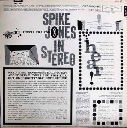 Spike Jones And The Band That Plays For Fun : Spike Jones In Stereo (A Spooktacular In Screaming Sound!) (LP, Album, RE)