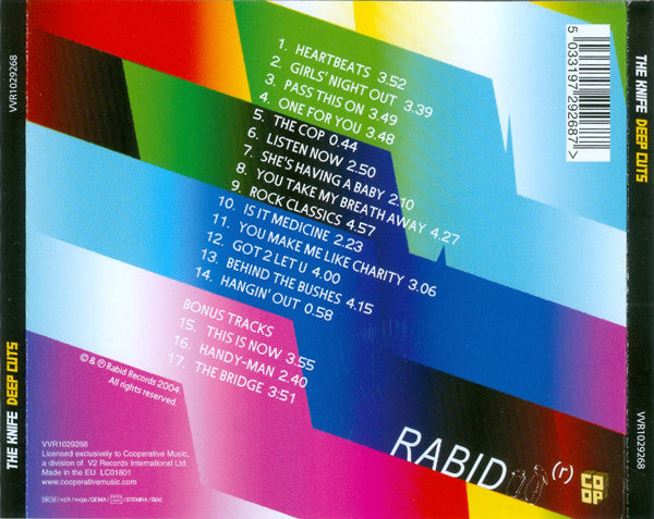 The Knife : Deep Cuts (CD, Album, RP)