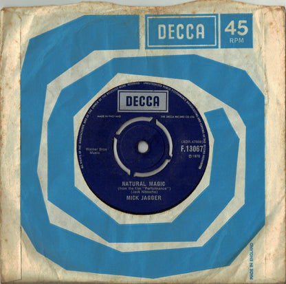 Mick Jagger : Memo From Turner / Natural Magic (7", Single, Com)