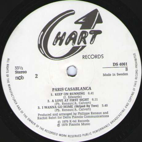 Paris Casablanca : Dancing In Caïro (LP, Album)