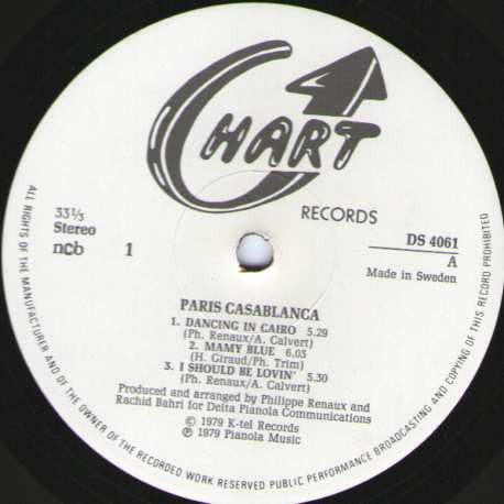 Paris Casablanca : Dancing In Caïro (LP, Album)