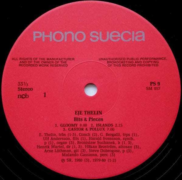 Eje Thelin : Bits & Pieces (LP, Album)