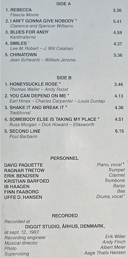 Kardinalerne Featuring David Paquette (2) : Kardinalerne Featuring David Paquette (USA) (LP)