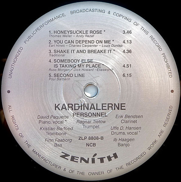 Kardinalerne Featuring David Paquette (2) : Kardinalerne Featuring David Paquette (USA) (LP)