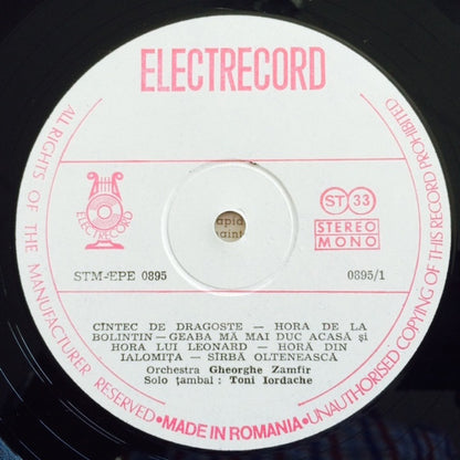 Toni Iordache : Un Virtuose Du Cymbalum Vol. I (LP, Album, RP)