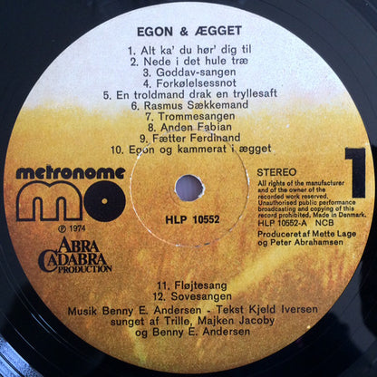 Unknown Artist : Egon Og Ægget (LP, Album)