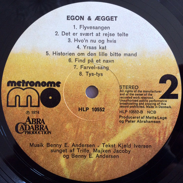 Unknown Artist : Egon Og Ægget (LP, Album)