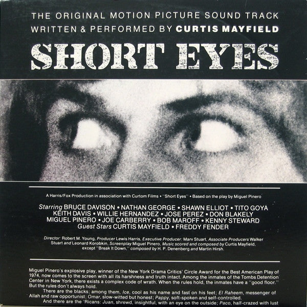 Curtis Mayfield : Short Eyes - The Original Picture Soundtrack (LP, Album, Mon)