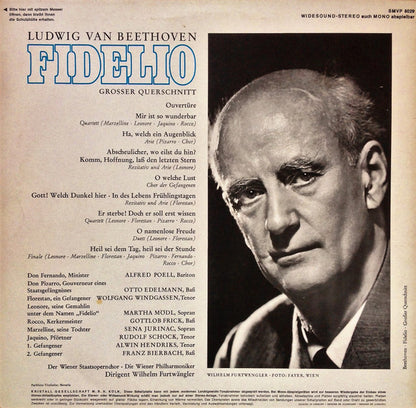 Martha Mödl, Sena Jurinac, Rudolf Schock, Wolfgang Windgassen, Gottlob Frick, Otto Edelmann, Alfred Poell, Wiener Staatsopernchor, Wiener Philharmoniker, Wilhelm Furtwängler : Fidelio (Großer Querschnitt) (LP, Album)