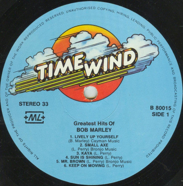 Bob Marley : Greatest Hits Of (LP, Comp)