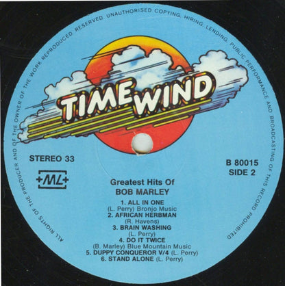 Bob Marley : Greatest Hits Of (LP, Comp)